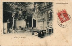 Fontainebleau - Throne room CPA