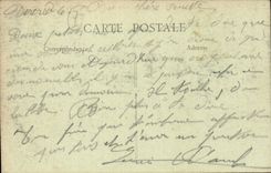 Flamboin Gouaix CPA the castle western Frontage