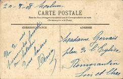 Melun CPA der Seine gesehen in Richtung zur Notre- Damekirche und zum zentralen Gefangnis