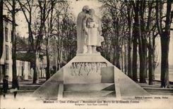 Melun CPA Quay of Almont War memorial of the Great War