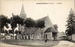 Aubepierre CPA the church