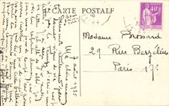 Cremieu CPA cloisters of the town hall depending on the old convent of Augustins