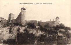 Cremieu CPA Old tower Saint Hyppolyte