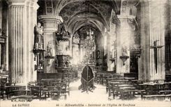Interior Alvertville CPA of the church of Conflans