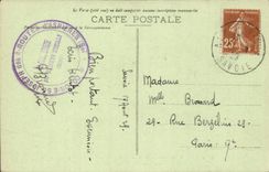 CPA the winter in Savoy In skis with small St Bernard (Tarentaise) 2157m a tunnel under snow Posts winter the Alpine ones (C