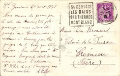 St GErvais les Bains CPA the bridge of the devil