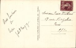 Surroundings of Supports les Bains CPA the Blue lake and the tooth of Villard (2902m)