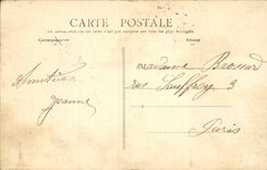 Vitry CPA the town hall and the street of the Bar (barouche) TOP