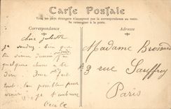 Paris CPA the park of the Chaumont Hillocks