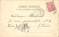 Paris CPA Hillocks Chaumont Suspended bridge