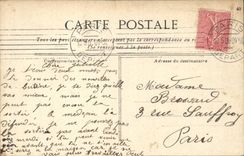 Paris CPA Boulevard Rochechouart et la rue de Clignancourt