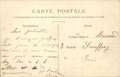 Paris CPA Panoramic View on the Sacring Heart