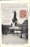 Paris CPA Places Republic
