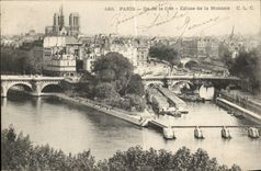 Paris CPA Ile de la Cite Ecluse de la Monnaie