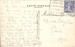 Amboise CPA Le chateau