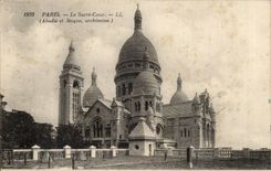 Paris CPA Le sacre coeur (montmartre)