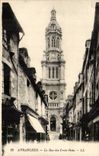 Avranches CPA La rue des Trois Rois