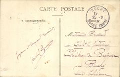 Rouen CPA the large clock Detail of the Vault