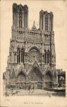 Reims CPA the cathedral