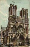 Reims CPA the cathedral