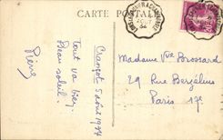 Poligny cPA Court of the old convent of the Ursulines