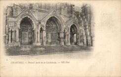 Northern Poitiers CPA Gate of the cathedral