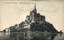 Mont Saint Michel cPA Dimension of north East