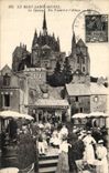 Mont Saint Michel CPA the terrace Seen Poulard and the abbey (restaurant)