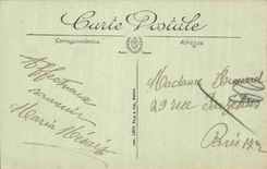 Mont Saint Michel CPA the terrace Seen Poulard and the abbey (restaurant)