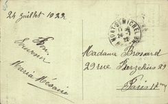 Mont Saint Michel CPA View Dimension Is