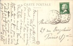 Briançon CPA genommen vom Fort der Kopfe und des Tales von Guisane