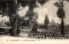 Avranches CPA Le jardin des plantes