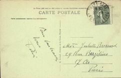 Tours CPA Vue sur le Cher A l'arriere plan le chemin de fer de la ligne de Bordeaux