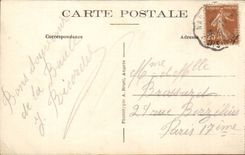 Baule on Sea CPA View of the beach In the distance the point of Pornichet