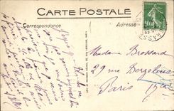 Fetthaltiges - Anblick kommt die Palmen des grossen Hotels - CPA