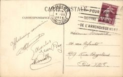 Angers - botanical garden the lake - blue held - CPA