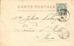 Nevers - Brunnen - Ort der Republik - CPA