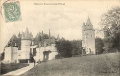 Schloss von Tracy auf dem Loire - CPA