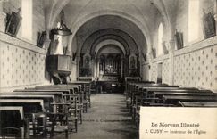 Cusy - Morvan veranschaulicht - Cusy - Innenraum der Kirche - CPA