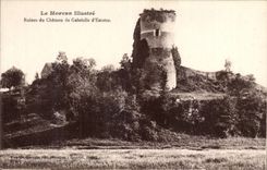 Morvan veranschaulichte - Ruinen des Schlosses von Gabrielle d Estrees - CPA