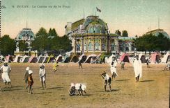 Royan CPA das Kasino gesehen vom Strand (Kinder)