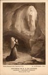 CPA Souvenir of ND of Lourdes Appearance has Bernadette Soubirous 1858