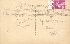 CPA Lourdes the basilica seen of the strong castle