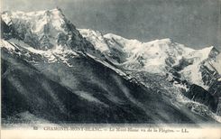 Chamonix Mont Blanc - Le Mont blanc vu de la Flegere - CPA 