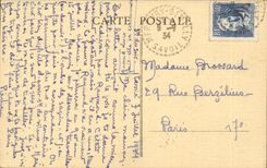 The tower of Plancherine - Summer camp of St Joseph of the 4 Roads - CPA