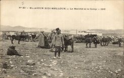 Afrika - Algerien - Afrika - Algerien - EL Aioun Sidi Mellouk - Markt und das Lager 1916 - CPA