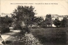 The Rock on Yon CPA Seen from of the road of the Small Borough