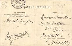 Sande olonne CPA der Promenade hat Esel (Frauenfolkloreesel)