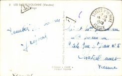 Sande olonne der MODERNEN KARTE der Strand