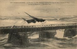 Sande von olonne CPA das Dundee das Rousseau bemuttern das Empfangen eines schweren Schwellen wahrend des Sturms des 12 Dezember 1903